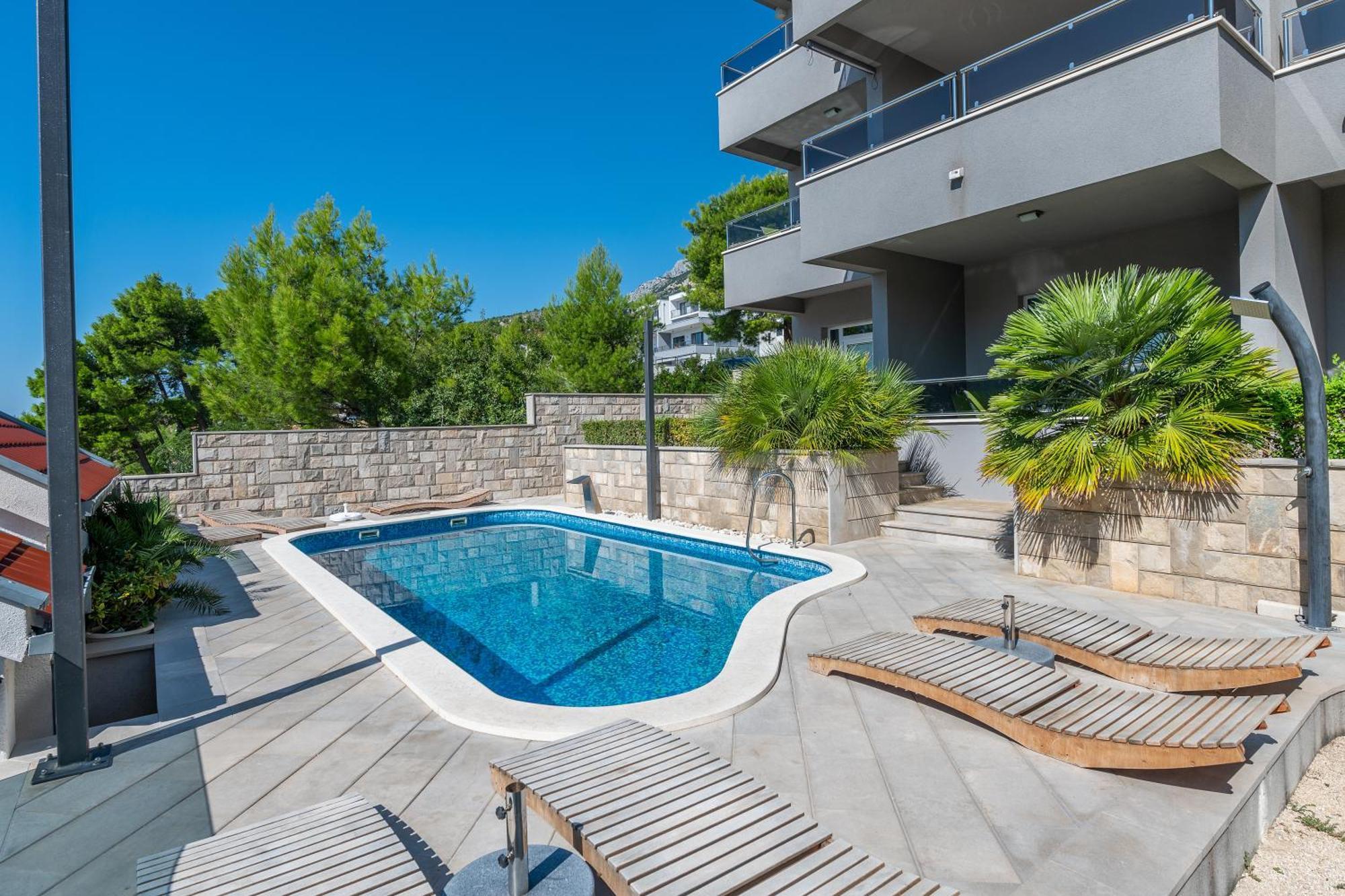 Villa Em Makarska Buitenkant foto